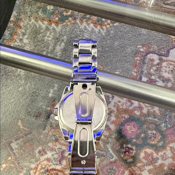 Disney Silver Watch with Engraved Design - Picture 4 of 5